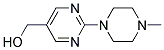 (2-(4-Methylpiperazin-1-yl)pyrimidin-5-yl)methanol Struktur