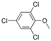 2,4,6-TRICHLOROANISOLE SOLUTION 100UG/ML IN T-BUTYLMETHYL ETHER 1ML Struktur