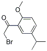 2-BROMO-1-(5-ISOPROPYL-2-METHOXYPHENYL)ETHANONE Struktur