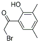 2-BROMO-1-(2-HYDROXY-3,5-DIMETHYL-PHENYL)-ETHANONE Struktur