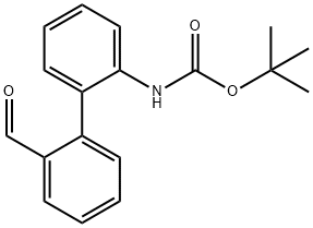 2-(2-BOC-AMINOPHENYL)BENZALDEHYDE Struktur