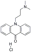 10-[3-(DIMETHYLAMINO)PROPYL]- 9-ACRIDANONE HYDROCHLORIDE Struktur