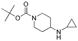 1-TERT-BUTOXYCARBONYL-4-(CYCLOPROPYLAMINO)PIPERIDIN Struktur