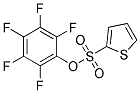 2,3,4,5,6-PENTAFLUOROPHENYL 2-THIOPHENESULPHONATE Struktur