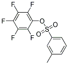 2,3,4,5,6-PENTAFLUOROPHENYL 3-METHYLBENZENESULPHONATE Struktur