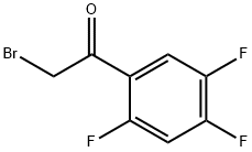 2,4,5-TRIFLUOROPHENACYL BROMID Struktur