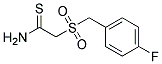 2-[(4-FLUOROBENZYL)SULPHONYL]ETHANETHIOAMIDE Struktur