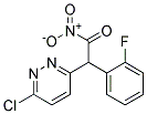 2-(6-CHLORO-3-PYRIDAZINYL)-2-(2-FLUOROPHENYL)ACETONITRIL Struktur