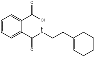 2-({[2-(1-CYCLOHEXEN-1-YL)ETHYL]AMINO}CARBONYL)-BENZOIC ACID Struktur