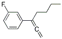 1-FLUORO-3-(1-VINYLIDENE-PENTYL)-BENZENE Struktur