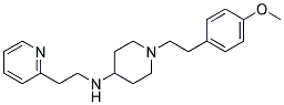 1-[2-(4-METHOXYPHENYL)ETHYL]-N-(2-PYRIDIN-2-YLETHYL)PIPERIDIN-4-AMINE Struktur