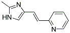2-[2-(2-METHYL-1H-IMIDAZOL-4-YL)-VINYL]-PYRIDINE Struktur