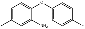 2-(4-FLUOROPHENOXY)-5-METHYLANILINE Struktur