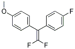 1-[2,2-DIFLUORO-1-(4-FLUOROPHENYL)VINYL]-4-METHOXYBENZENE Struktur