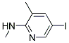 2-METHYLAMINO-5-IODO-3-METHYLPYRIDINE Struktur