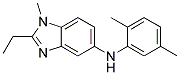 (2,5-DIMETHYL-PHENYL)-(2-ETHYL-1-METHYL-1H-BENZOIMIDAZOL-5-YL)-AMINE Struktur