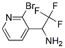 1-(2-BROMO-PYRIDIN-3-YL)-2,2,2-TRIFLUORO-ETHYLAMINE Struktur