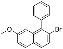 2-BROMO-7-METHOXY-1-PHENYL-NAPHTHALENE Struktur