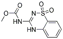 (1,1-DIOXO-1,4-DIHYDRO-1LAMBDA6-BENZO[1,2,4]THIADIAZIN-3-YL)-CARBAMIC ACID METHYL ESTER Struktur