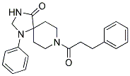 1-PHENYL-8-(3-PHENYLPROPANOYL)-1,3,8-TRIAZASPIRO[4.5]DECAN-4-ONE Struktur