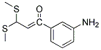 1-(3-AMINO-PHENYL)-3,3-BIS-METHYLSULFANYL-PROPENONE Struktur