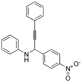 [1-(4-NITRO-PHENYL)-3-PHENYL-PROP-2-YNYL]-PHENYL-AMINE Struktur