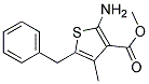 2-AMINO-5-BENZYL-4-METHYL-THIOPHENE-3-CARBOXYLIC ACID METHYL ESTER Struktur