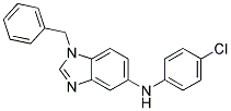 (1-BENZYL-1H-BENZOIMIDAZOL-5-YL)-(4-CHLORO-PHENYL)-AMINE Struktur