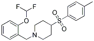 1-[2-(DIFLUOROMETHOXY)BENZYL]-4-[(4-METHYLPHENYL)SULFONYL]PIPERIDINE Struktur