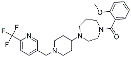 1-(2-METHOXYBENZOYL)-4-(1-([6-(TRIFLUOROMETHYL)PYRIDIN-3-YL]METHYL)PIPERIDIN-4-YL)-1,4-DIAZEPANE Struktur