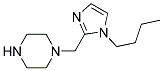 1-(1-BUTYL-1H-IMIDAZOL-2-YLMETHYL)-PIPERAZINE Struktur