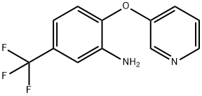 2-(3-PYRIDINYLOXY)-5-(TRIFLUOROMETHYL)ANILINE Struktur