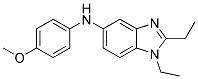 (1,2-DIETHYL-1H-BENZOIMIDAZOL-5-YL)-(4-METHOXY-PHENYL)-AMINE Struktur