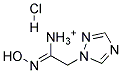 1-(HYDROXYIMINO)-2-(1H-1,2,4-TRIAZOL-1-YL)-1-ETHANAMINIUM CHLORIDE Struktur