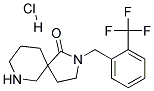 2-(2-(TRIFLUOROMETHYL)BENZYL)-2,7-DIAZASPIRO[4.5]DECAN-1-ONE HYDROCHLORIDE Struktur