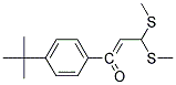 1-(4-TERT-BUTYL-PHENYL)-3,3-BIS-METHYLSULFANYL-PROPENONE Struktur