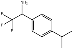 2,2,2-TRIFLUORO-1-(4-ISOPROPYL-PHENYL)-ETHYLAMINE Struktur