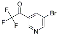 1-(5-BROMO-PYRIDIN-3-YL)-2,2,2-TRIFLUORO-ETHANONE Struktur