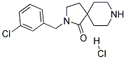 2-(3-CHLOROBENZYL)-2,8-DIAZASPIRO[4.5]DECAN-1-ONE HYDROCHLORIDE Struktur