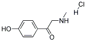 1-(4-HYDROXYPHENYL)-2-(METHYLAMINO)ETHANONE HYDROCHLORIDE Struktur