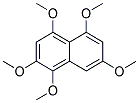 1,2,4,5,7-PENTAMETHOXY-NAPHTHALENE Struktur