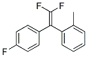 1-[2,2-DIFLUORO-1-(2-METHYLPHENYL)VINYL]-4-FLUOROBENZENE Struktur