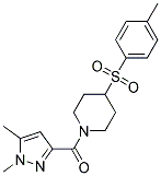 1-[(1,5-DIMETHYL-1H-PYRAZOL-3-YL)CARBONYL]-4-[(4-METHYLPHENYL)SULFONYL]PIPERIDINE Struktur