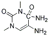 1,3-DIMETHYL 4,5-DIAMINO URACIL Struktur