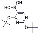 2,4-Di-tert-butoxylpyrimidine-5-boronic acid
 Struktur