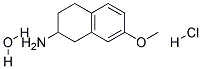 2-Amino-7-methoxytetralin hydrochloride hydrate Struktur