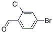 2-Chloro-4-Bromobenzaldehyde Struktur