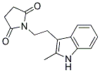 1-[2-(2-Methyl-1H-indol-3-yl)ethyl]pyrrolidine-2,5-dione Struktur