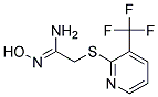 2-[3-(Trifluoromethyl)pyridin-2-ylthio]acetamide oxime Struktur