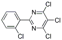 2-(2-Chlorophenyl)-4,5,6-trichloropyrimidine Struktur